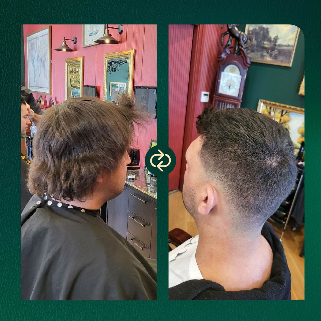 Long hair to low 0 fade