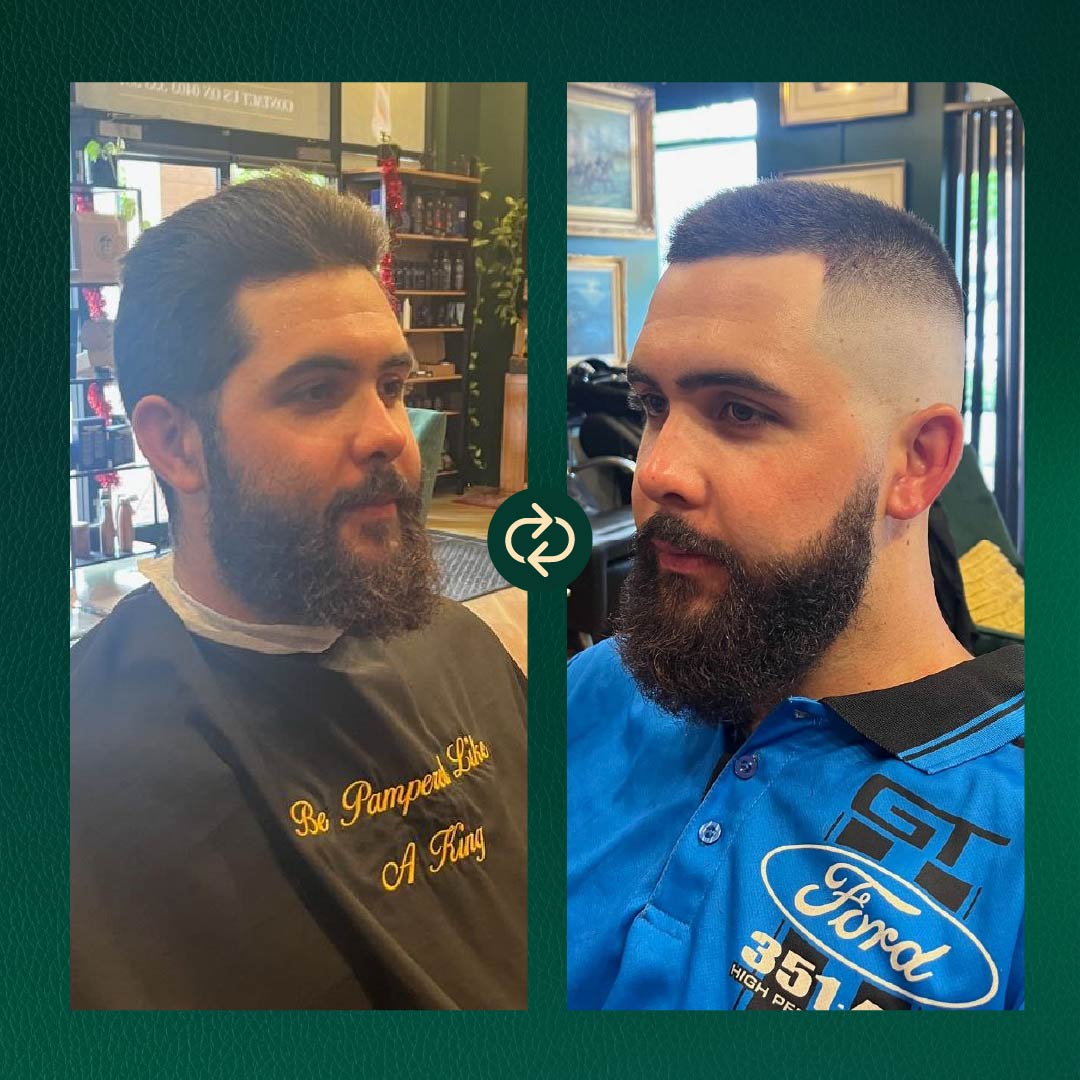 Skin fade & Beard style